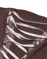 Lumenate Narchis Ribbon Mesh Dress